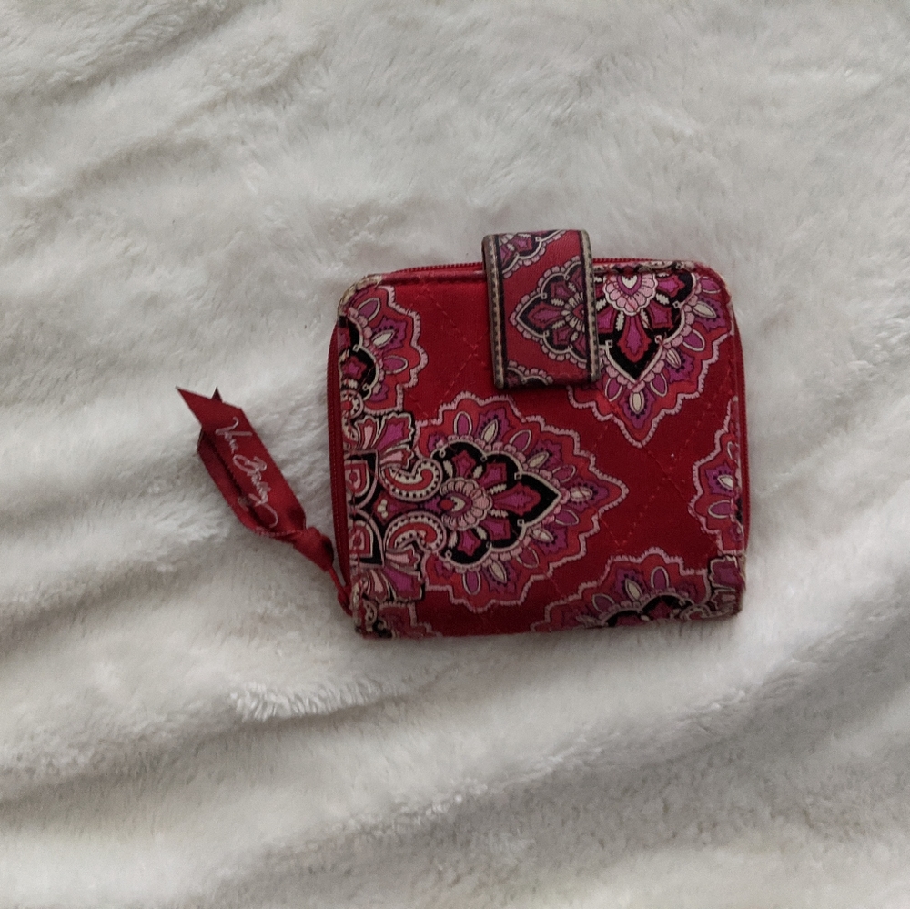 Red Vera bradley wallet